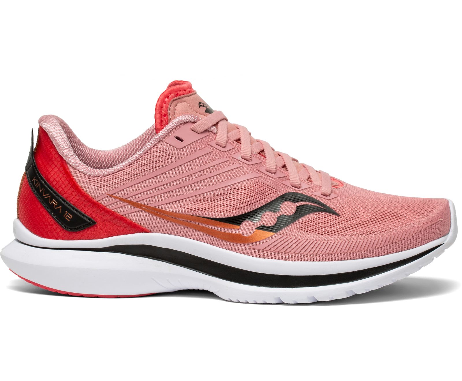 Women's Saucony Kinvara 12 Running Shoes Rose / Red | Singapore 175LISH